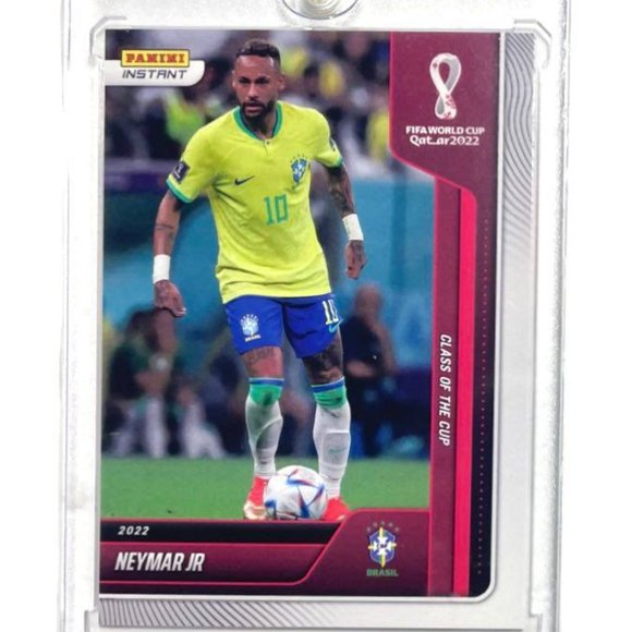 Neymar JR #4 -2022 Panini Instant FIFA Qatar W/C 1 /1108 Brazil CLASS OF THE CUP - Picture 2 of 3